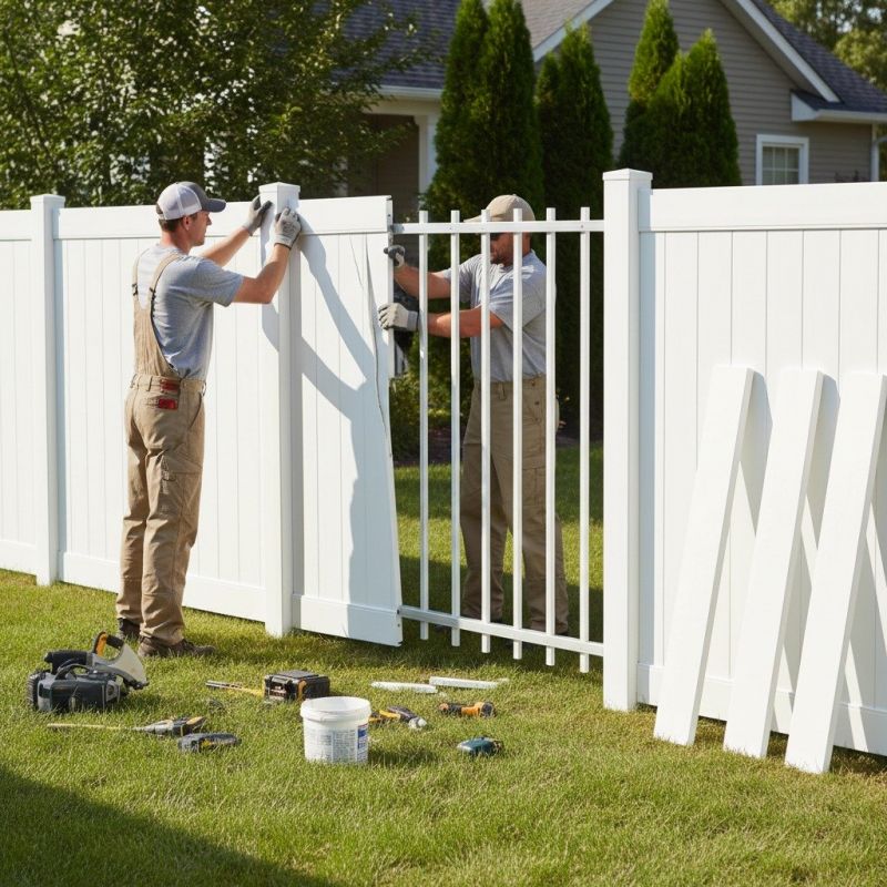 Local Wood Fence Service pros at work
